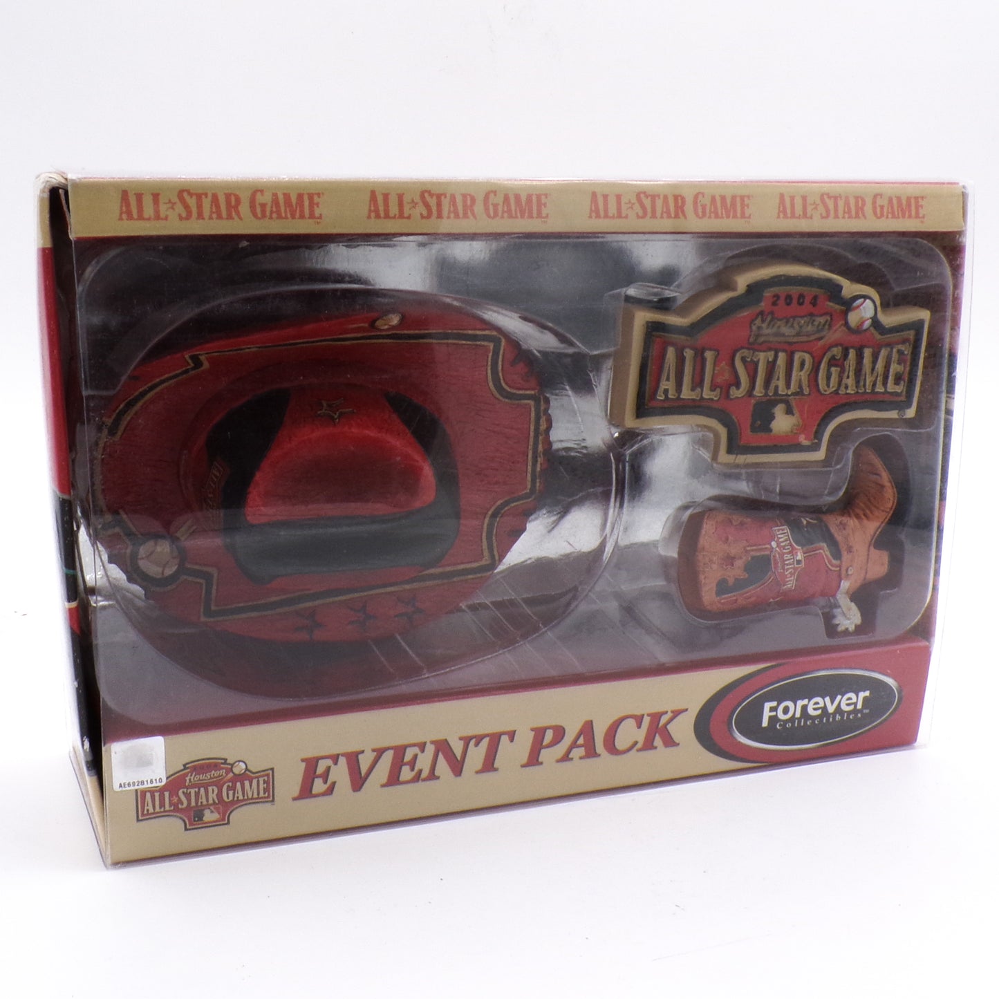 Vintage 2004 Houston All-Star Game Hat, Boot + Magnet Collectible Pack