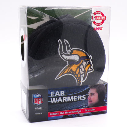 Reebok Minnesota Vikings Thermal Insulated NFL Behind The Head Ear Warmers