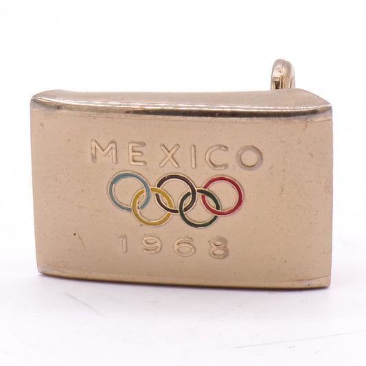 Vintage 1968 Mexico XIX Olympics Hickok USA Metal Belt Buckle
