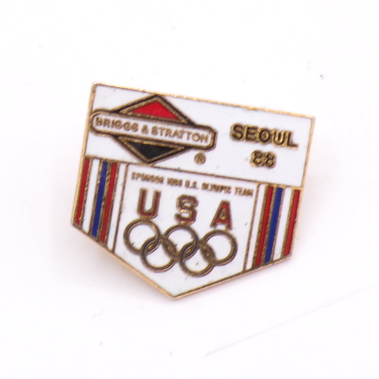 Vintage 1988 Seoul Korea Briggs and Stratton Olympics Sponsor Pin