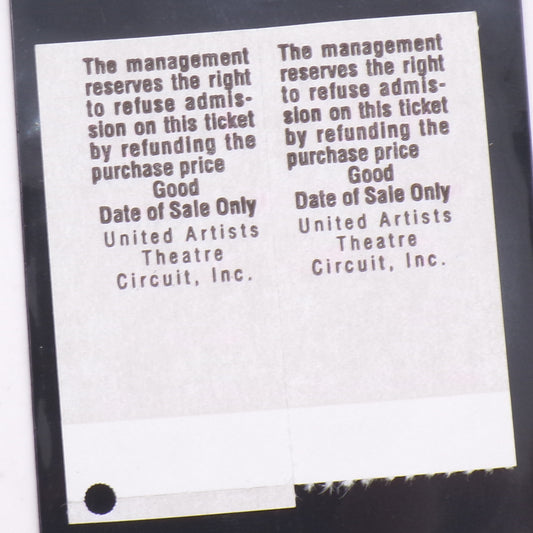 1993 UNRIPPED Groundhog Day Movie Ticket Stub from Defunct United Artists - Mint