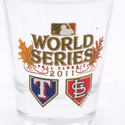 Collectible 2011 World Series Cardinals Rangers Fall Classic Shot Glass