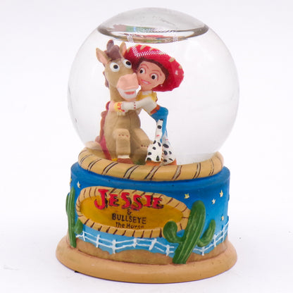 Vintage Disney Store Jessie & Bullseye Pixar Toy Story 2 Mini Snow Globe