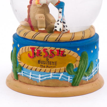 Vintage Disney Store Jessie & Bullseye Pixar Toy Story 2 Mini Snow Globe