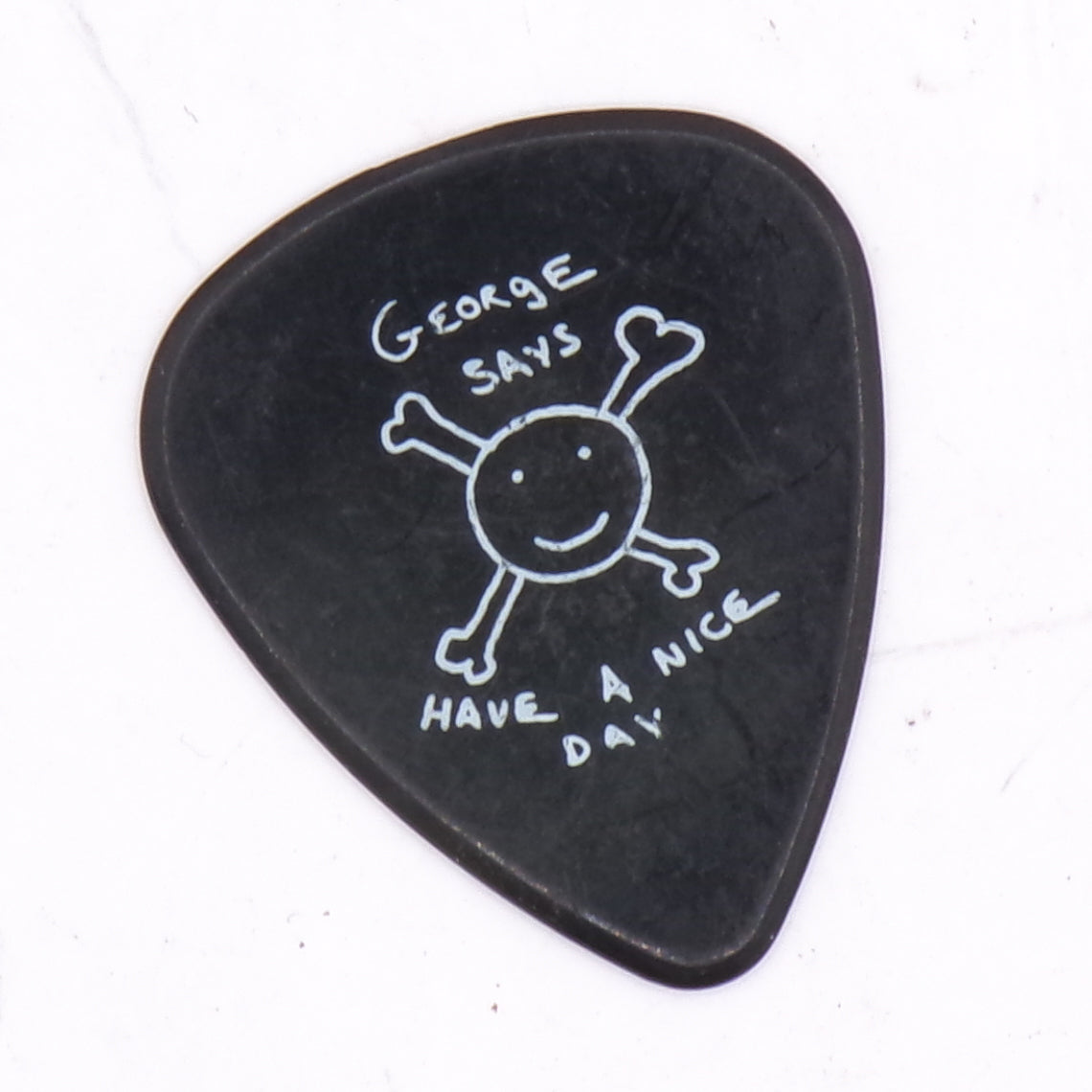 Vintage 1980's Black Dokken George Lynch "Have A Nice Day" Guitar Pick