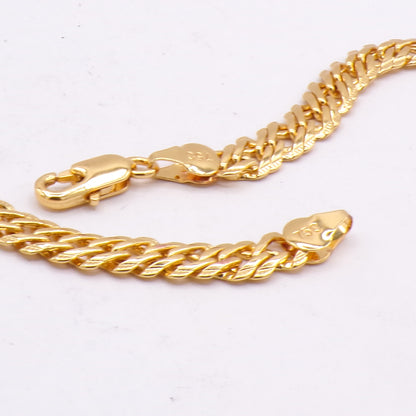 18" Italy 750 Stamped Gold Filled Necklace