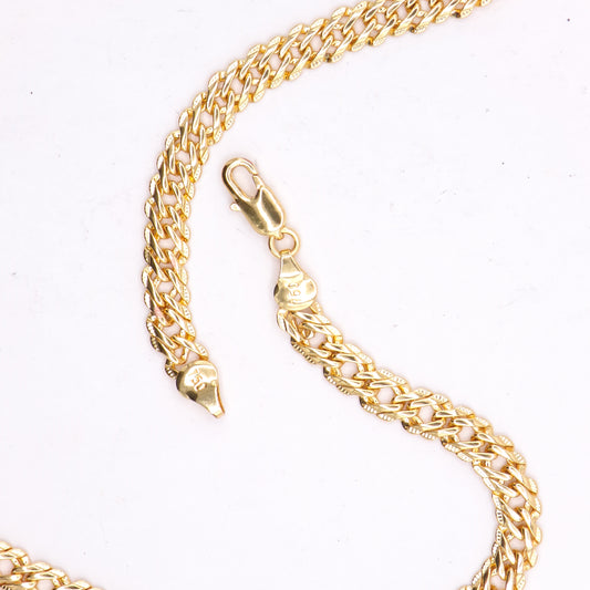 18" Italy 750 Stamped Gold Filled Necklace