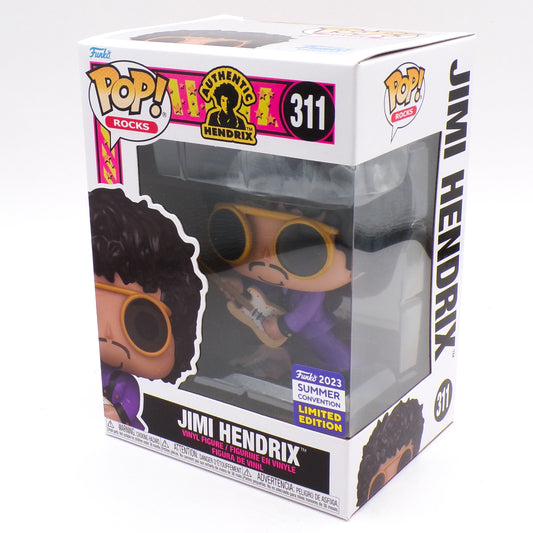 Funko Pop Rocks Jimi Hendrix #311 2023 SDCC Exclusive Vinyl FIgure