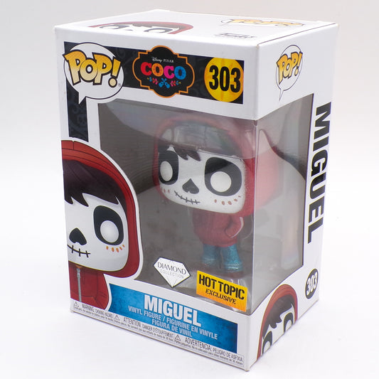 Funko Pop Coco Miguel #303 Diamond Collection Hot Topic Exclusive