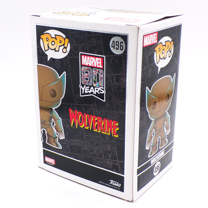 Funko Pop Marvel 80 Years: Wolverine #496 Target Exclusive Patina Figure