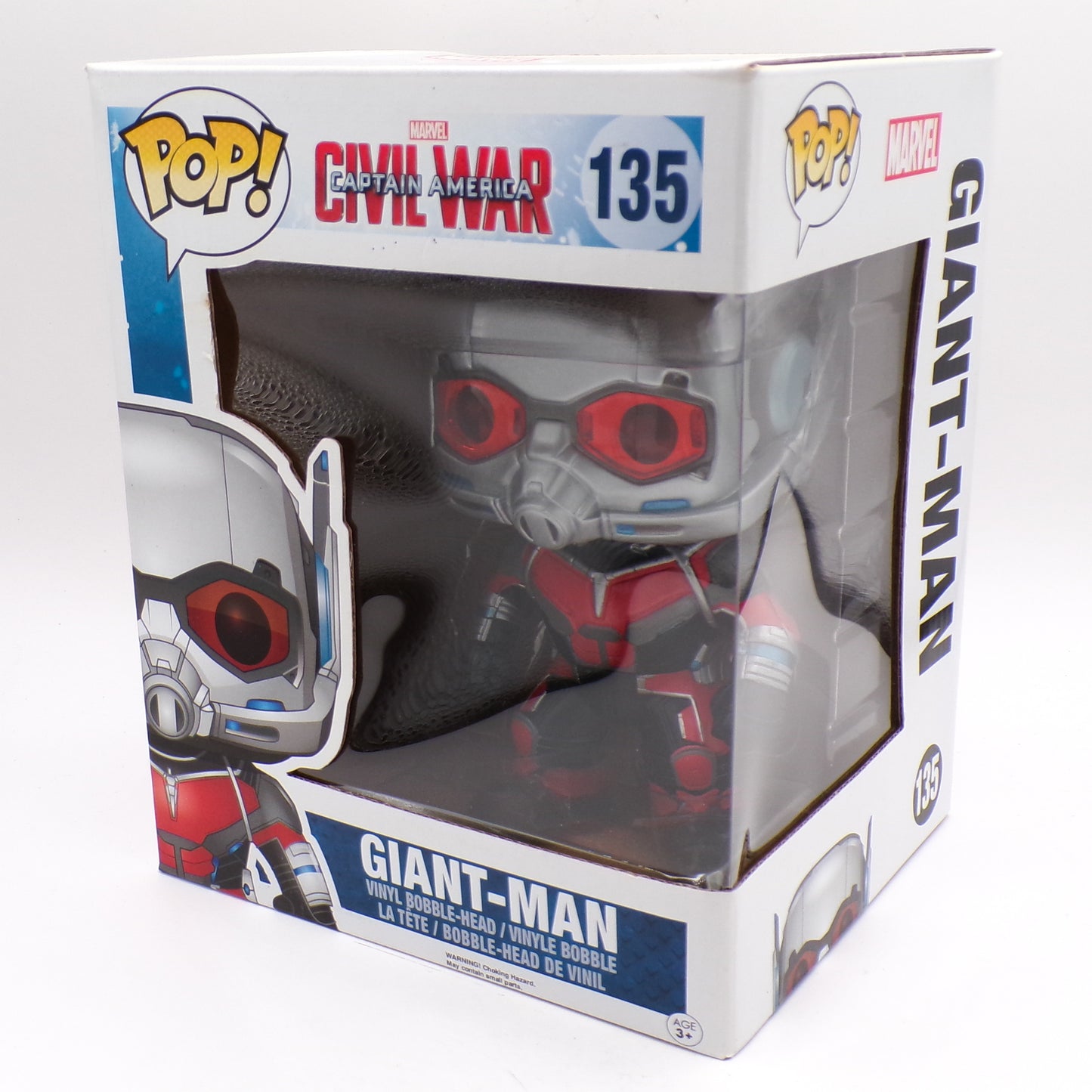 Funko Pop Giant-Man #135 Vinyl Bobblehead Captain America Civil War