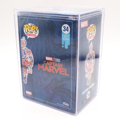 Funko Pop Art Series: Captain Marvel#34 (Target Exclusive) Hard Protective Case