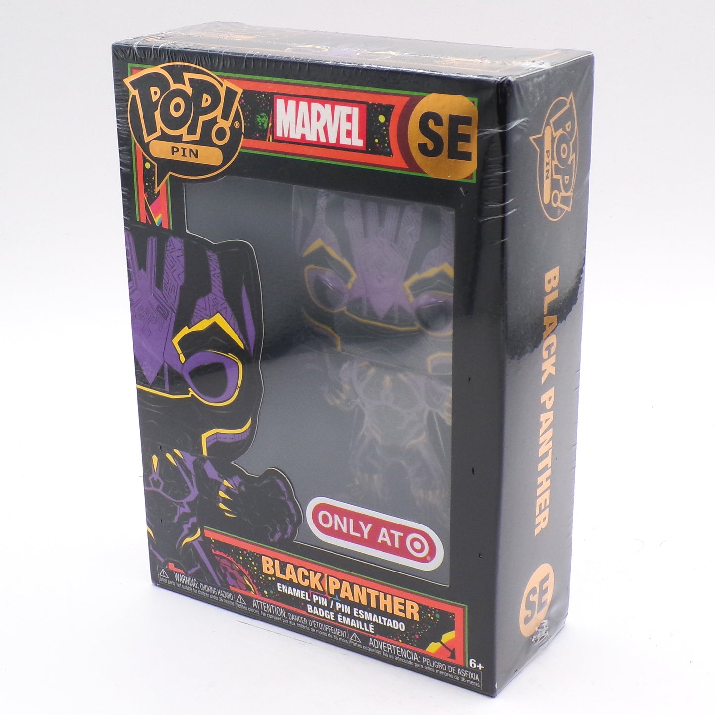 Funko Pop Black Panther Enamel Pin SE Marvel Target Exclusive