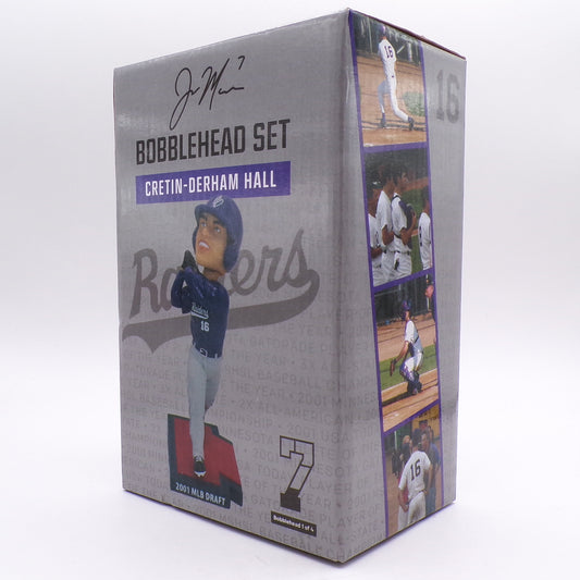 2019 Joe Mauer Bobblehead Cretin Derham MN Twins Stadium Give Away SGA #1 of 4