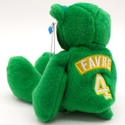 1998 Packers Beanie Bear Brett Favre #4 Limited Treasures Preview Edition