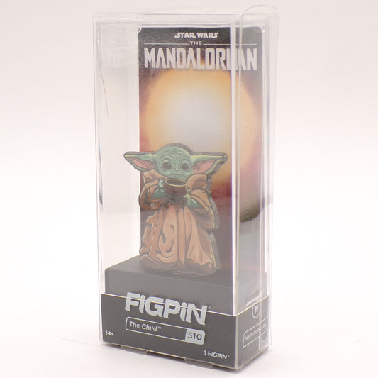 Figpin Star Wars The Mandalorian The Child w/Soup Cup 3” Enamel Pin #510