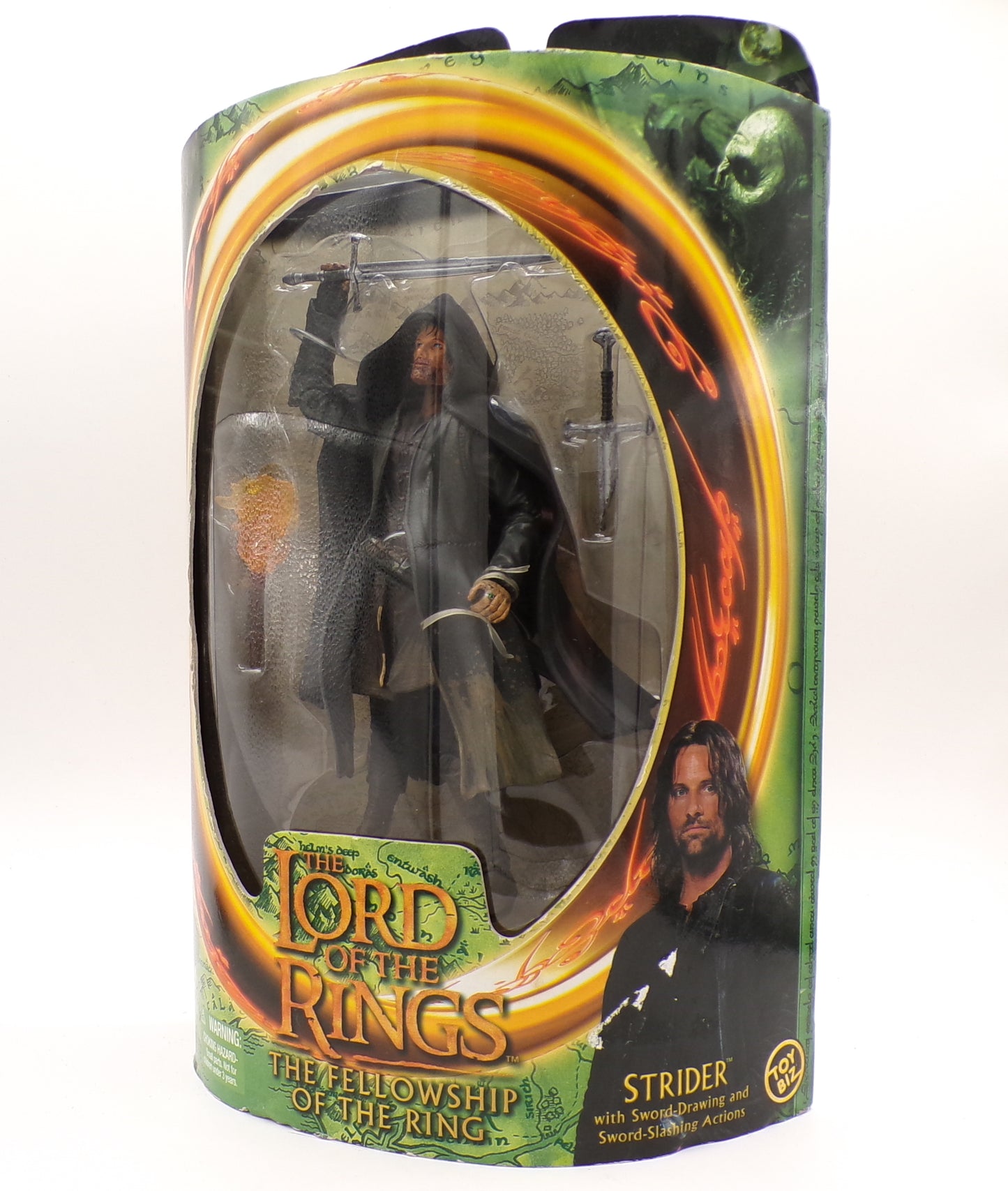 2001 Strider The Lord Of The Rings Fellowship Action Figure NIB
