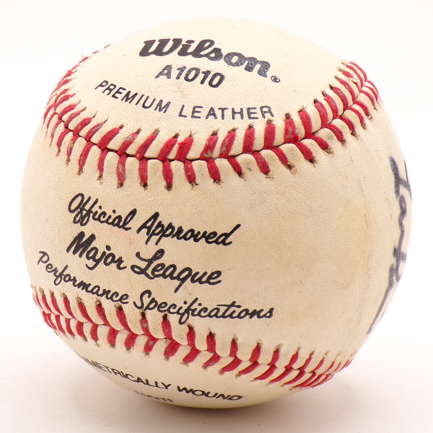 Dated 1992 Autographed Kevin Tapani + Gene Larkin WS Champs Wilson Baseball