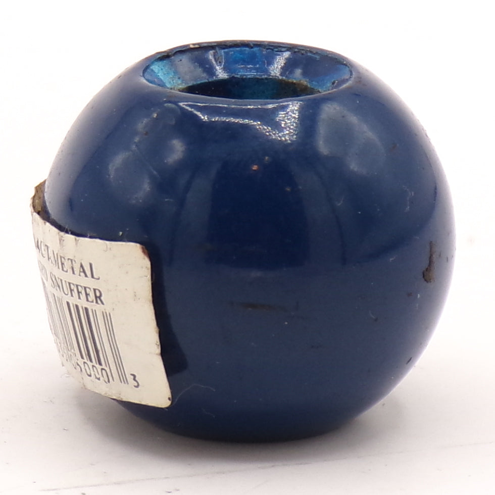Vintage Metal Blue #4 Billiard Ball Snuffer