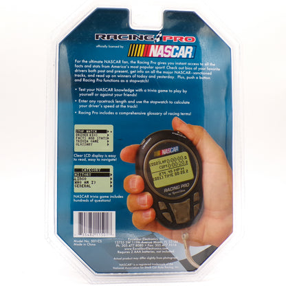 NASCAR Racing Pro by Excalibur Stop Watch, Trivia, Stats, Bios, More