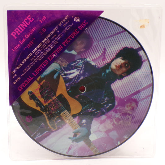 Limited Edition 1983 Prince 'Little Red Corvette / 1999' 45s Record Picture Disc