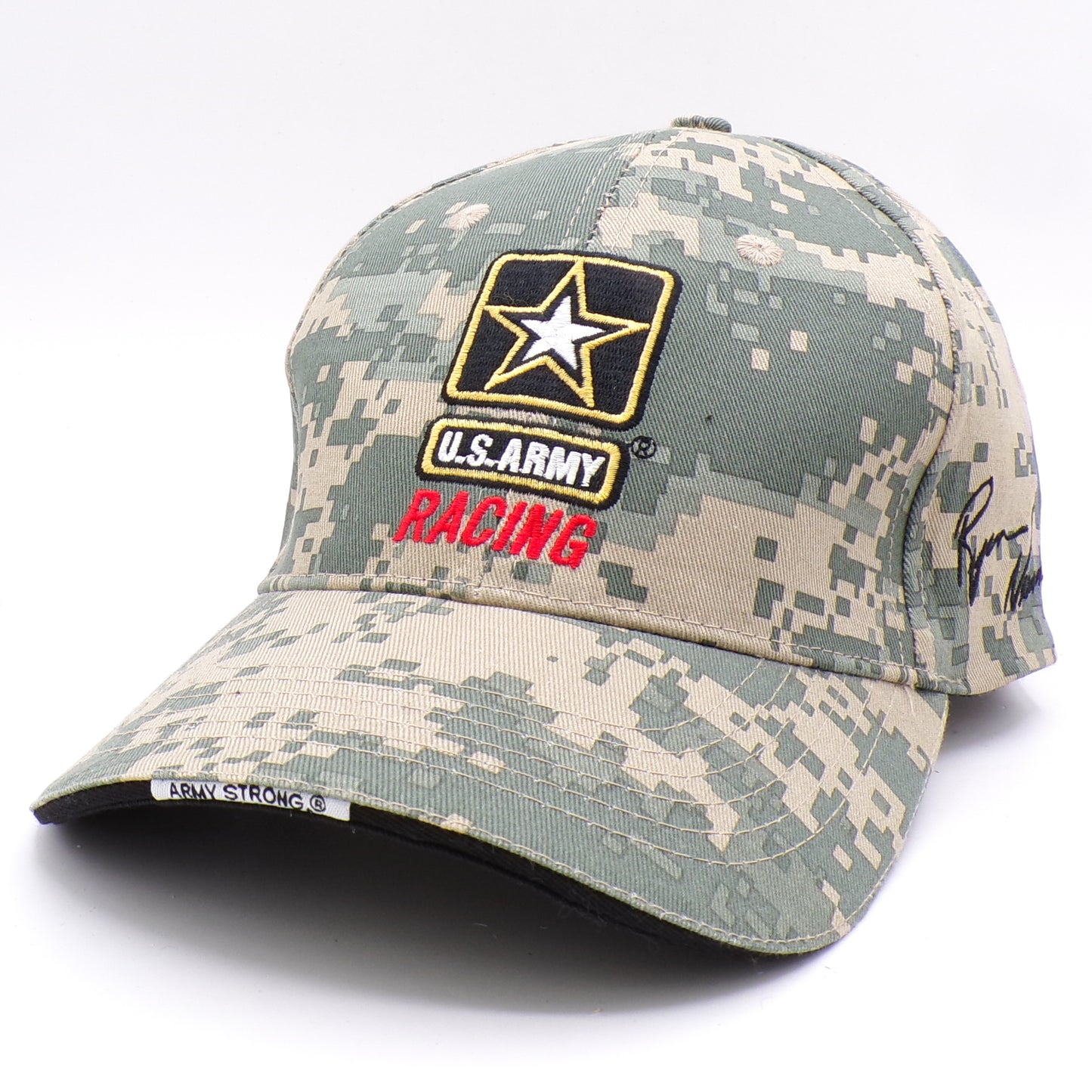 Pixelated Camo Ryan Newman #39 US Army Racing Snapback Hat