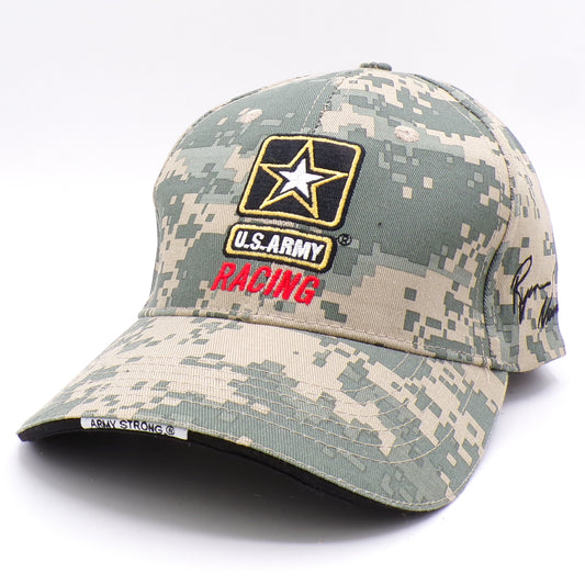 Pixelated Camo Ryan Newman #39 US Army Racing Snapback Hat