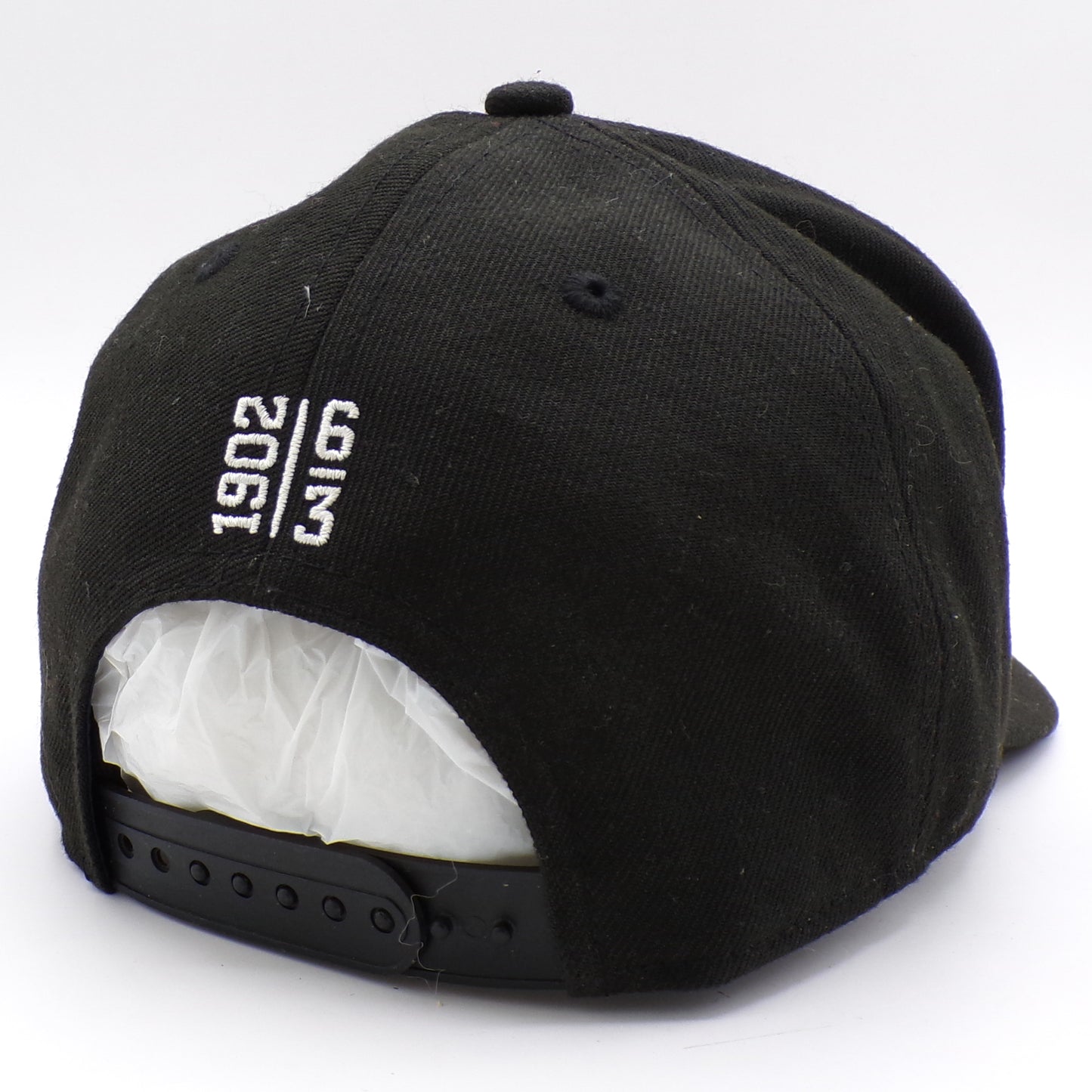 Black Real Madrid 1902 6/3 Fi Collection 100% Madridista Snapback Hat
