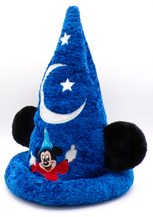 Disney Parks Mickey Mouse Fantasia Apprentice Sorcerer's Wizard Hat w/Ears
