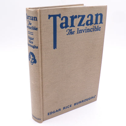1931 Tarzan The Invincible Edgar Rice Burroughs Hardcover 1st Print/Edition Mint