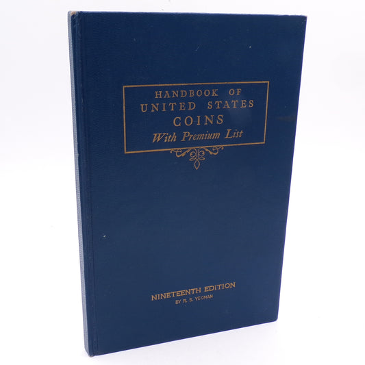 1961 Handbook of United States Coins 19th Edition Yeoman Blue Book Mint