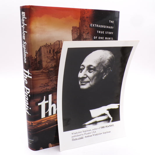 Promotional The Pianist Wladyslaw Szpilman Hardcover w/Photo + Press Release
