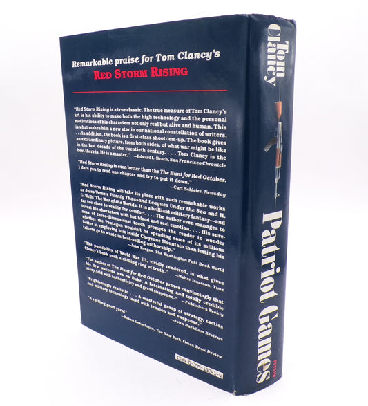 1987 Patriot Games Tom Clancy 1st Print/Edition Hardcover w/DJ Errors Mint