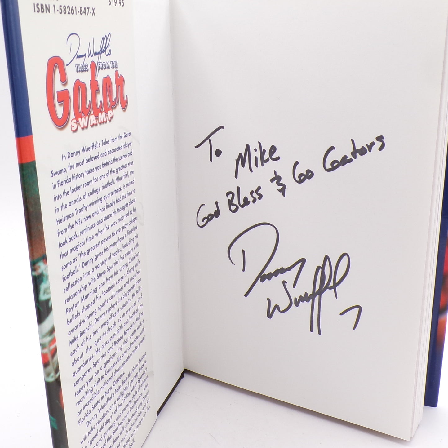 2004 SIGNED Danny Wuerffel 'Tales from the Gator Swamp' Hardcover 1st Edition
