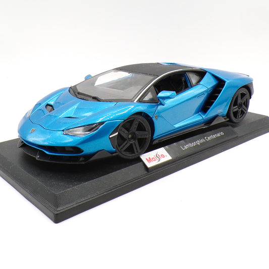 1998 Maisto Blue Lamborghini Centenario Special Edition 1/18 Scale Diecast Car