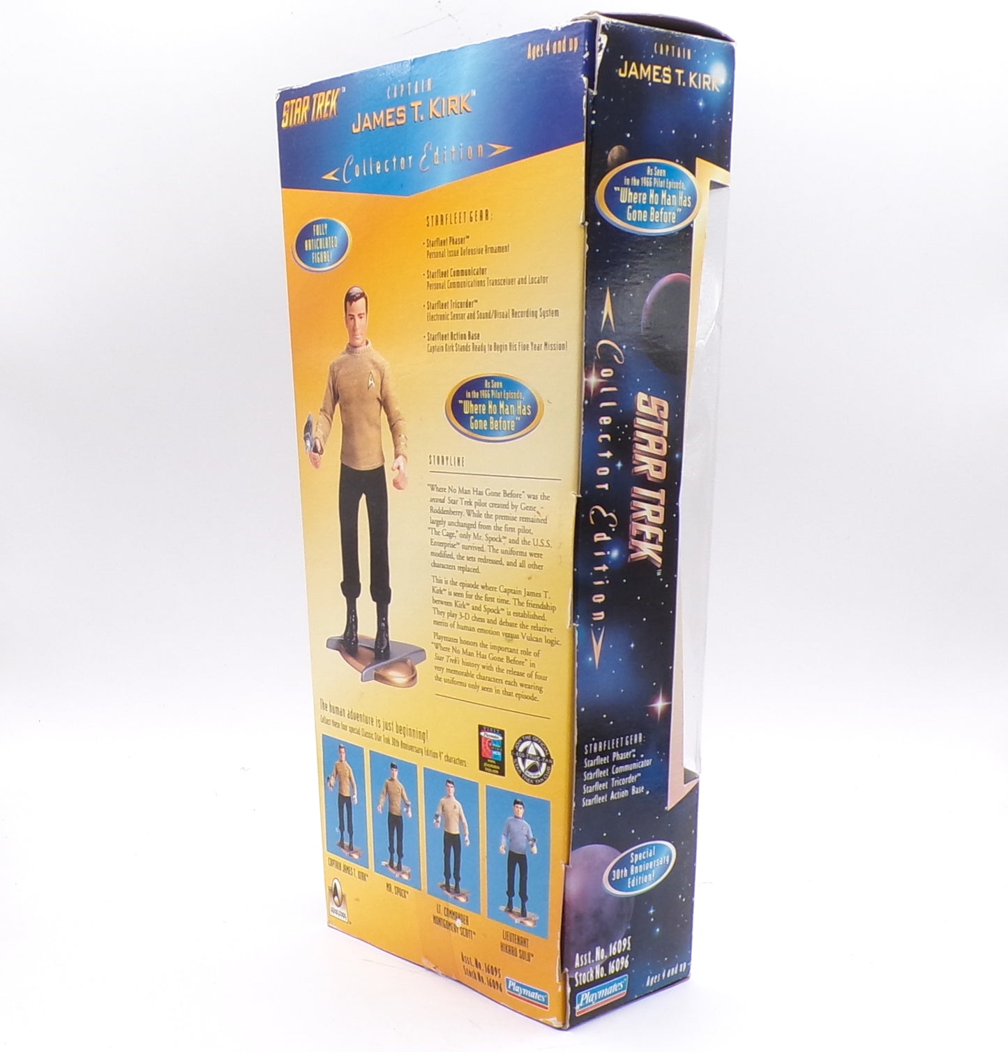 1996 Star Trek James T. Kirk Collector's Edition "Where No Man has Gone" NIB