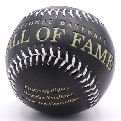 Black Rawlings Baseball Hall of Fame Exclusive Collectible Baseball w/Cube