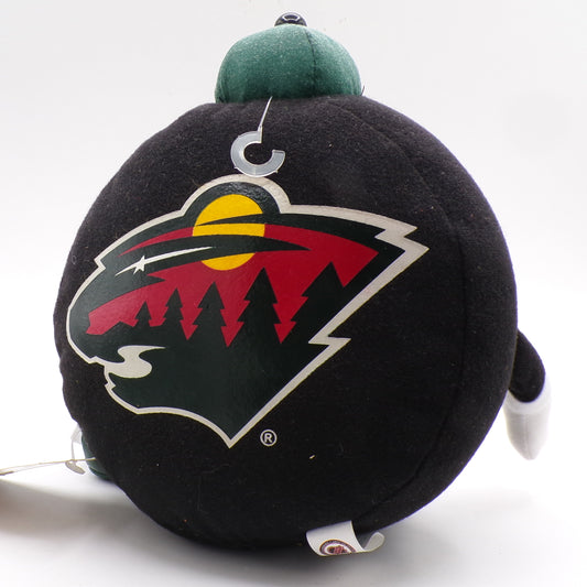 6" Vintage Minnesota Wild Coolest Game on Earth Stuffed NHL Puck NWT