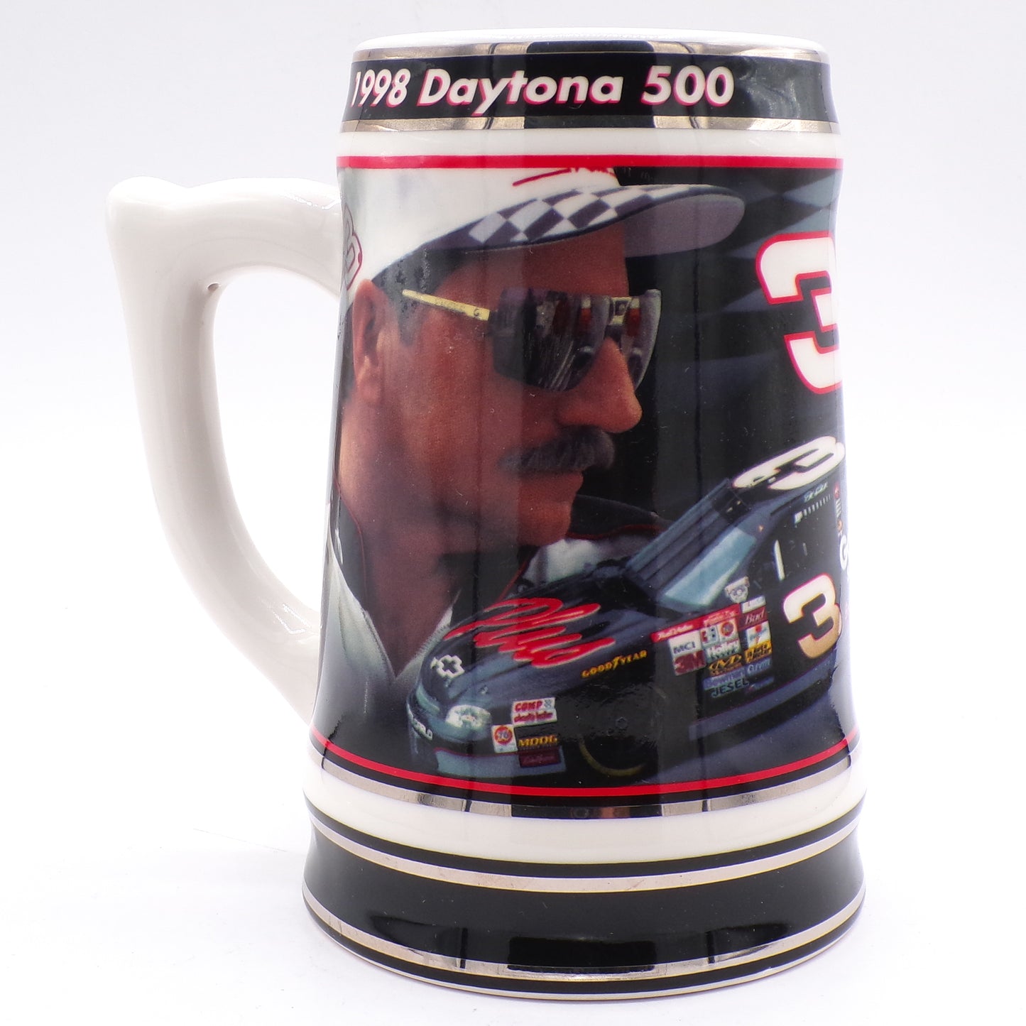 1998 Daytona 500 Victory Dale Earnhardt #3 Motorsports Stein - Numbered w/COA