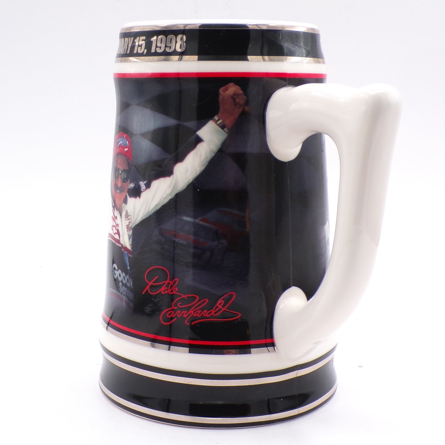 1998 Daytona 500 Victory Dale Earnhardt #3 Motorsports Stein - Numbered w/COA