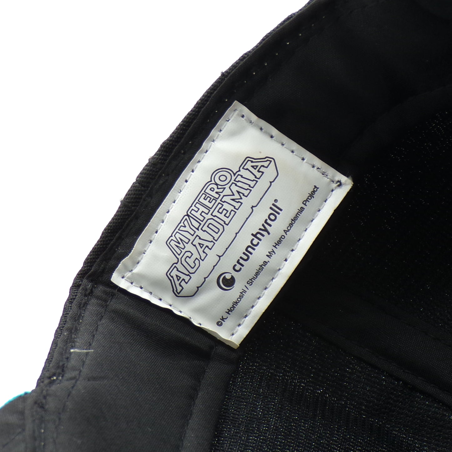 Black/Aqua My Hero Academia Crunchy Roll Adjustable Baseball Hat