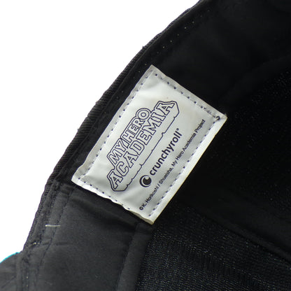 Black/Aqua My Hero Academia Crunchy Roll Adjustable Baseball Hat