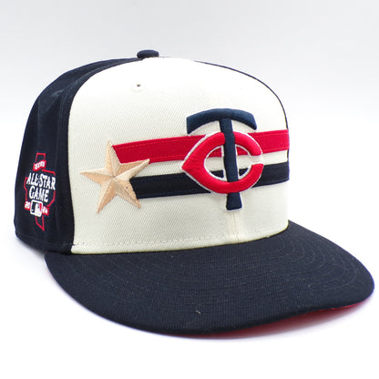 2024 On-Field Only Minnesota Twins Texas All-Star Game 7 1/2 Fitted Hat New