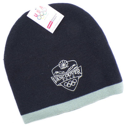 2010 Vancouver Winter Olympics NBC Promotional Knit Beanie Hat NWT