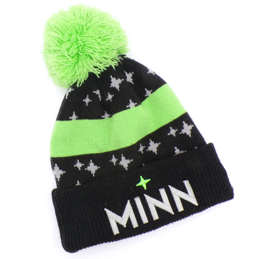 Black/Green Minnesota Timberwolves Youth New Era Cuffed Knit Hat New