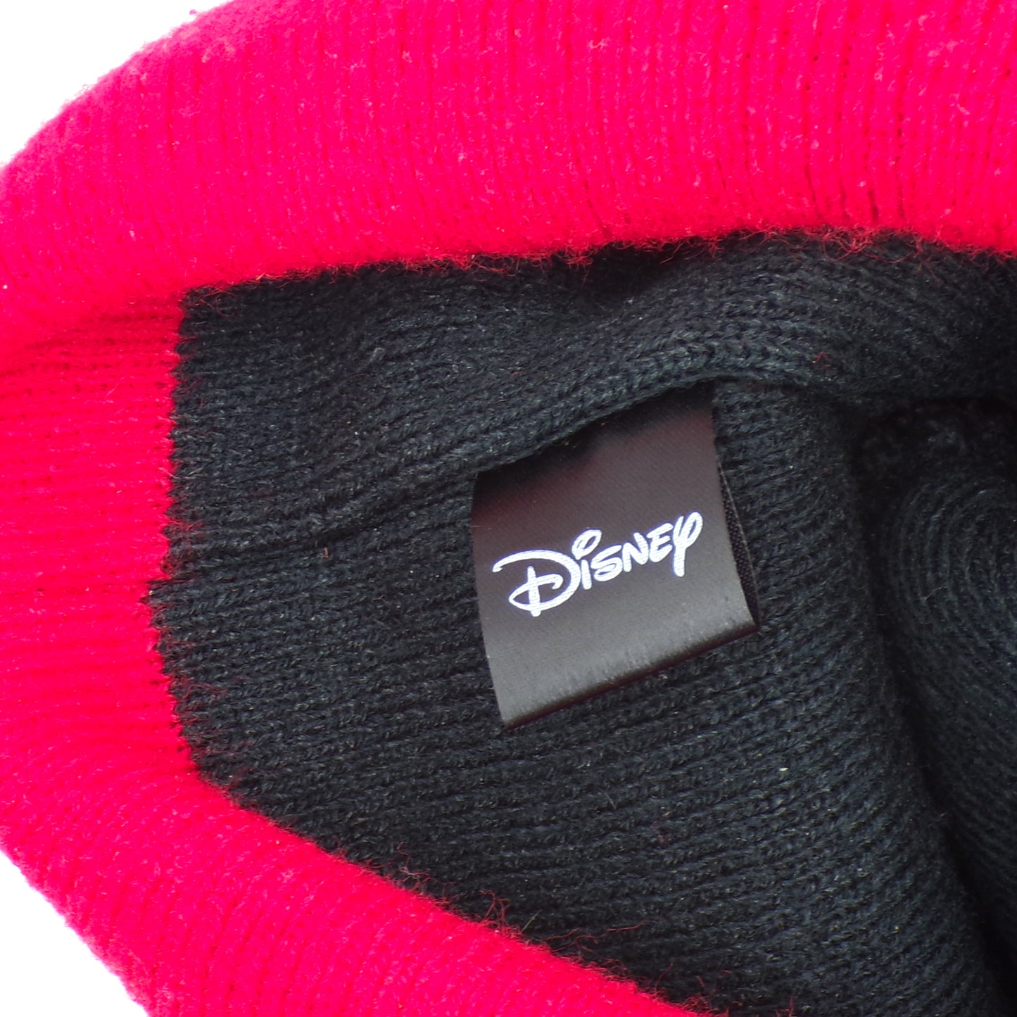 Official Disney Mickey Mouse Ears + Pants Cuffed Knit Hat New