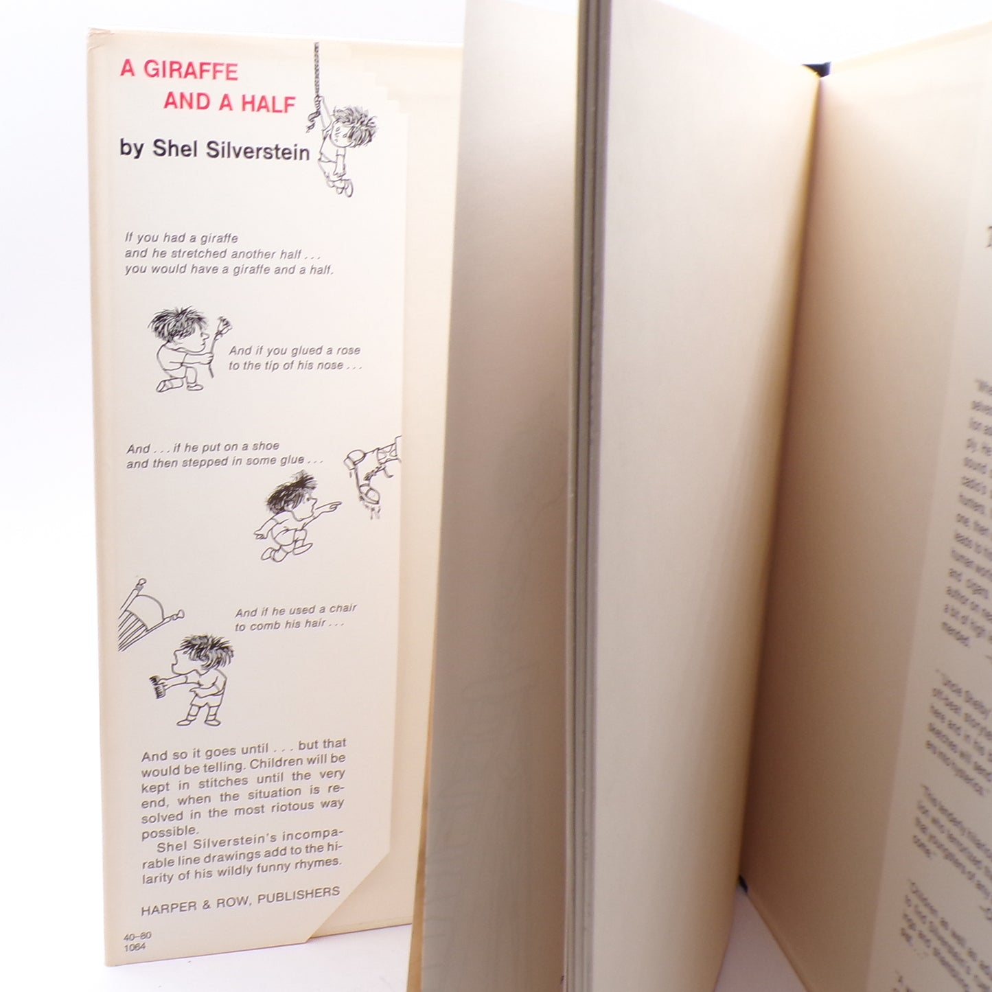 1964 Giraffe and a Half Shel Silverstein HC w/Dust Jacket 1st Edition/Print
