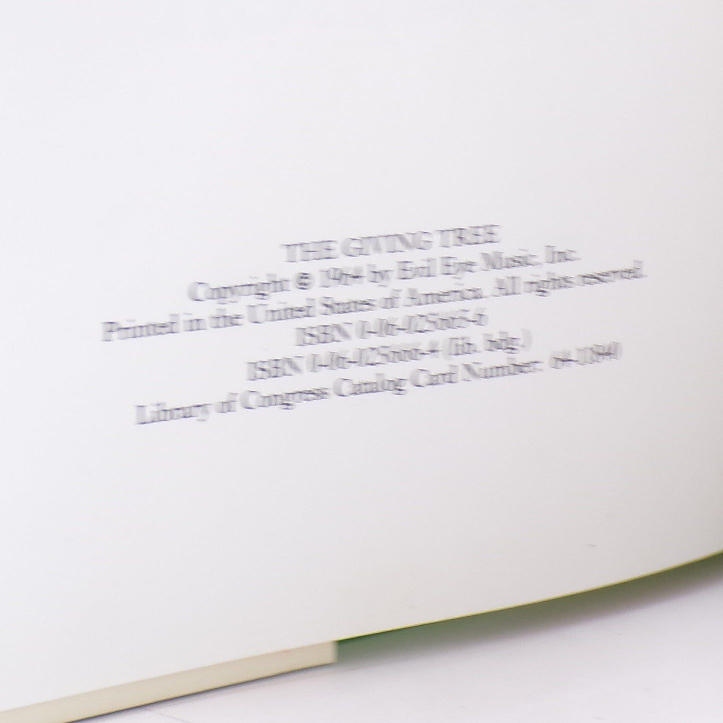 1964 The Giving Tree by Shel Silverstein HC w/Dust Jacket 1st Edition/1st Print Mint