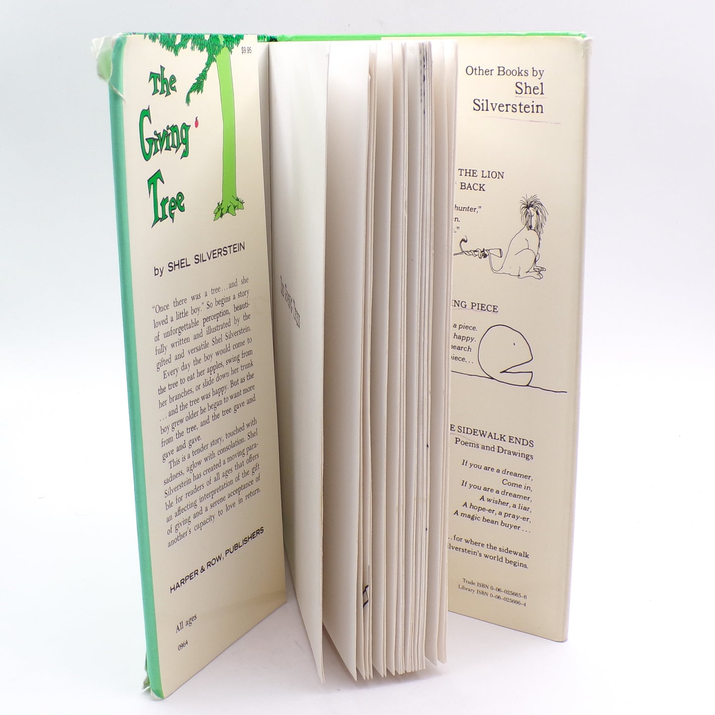 1964 The Giving Tree by Shel Silverstein HC w/Dust Jacket 1st Edition/1st Print Mint