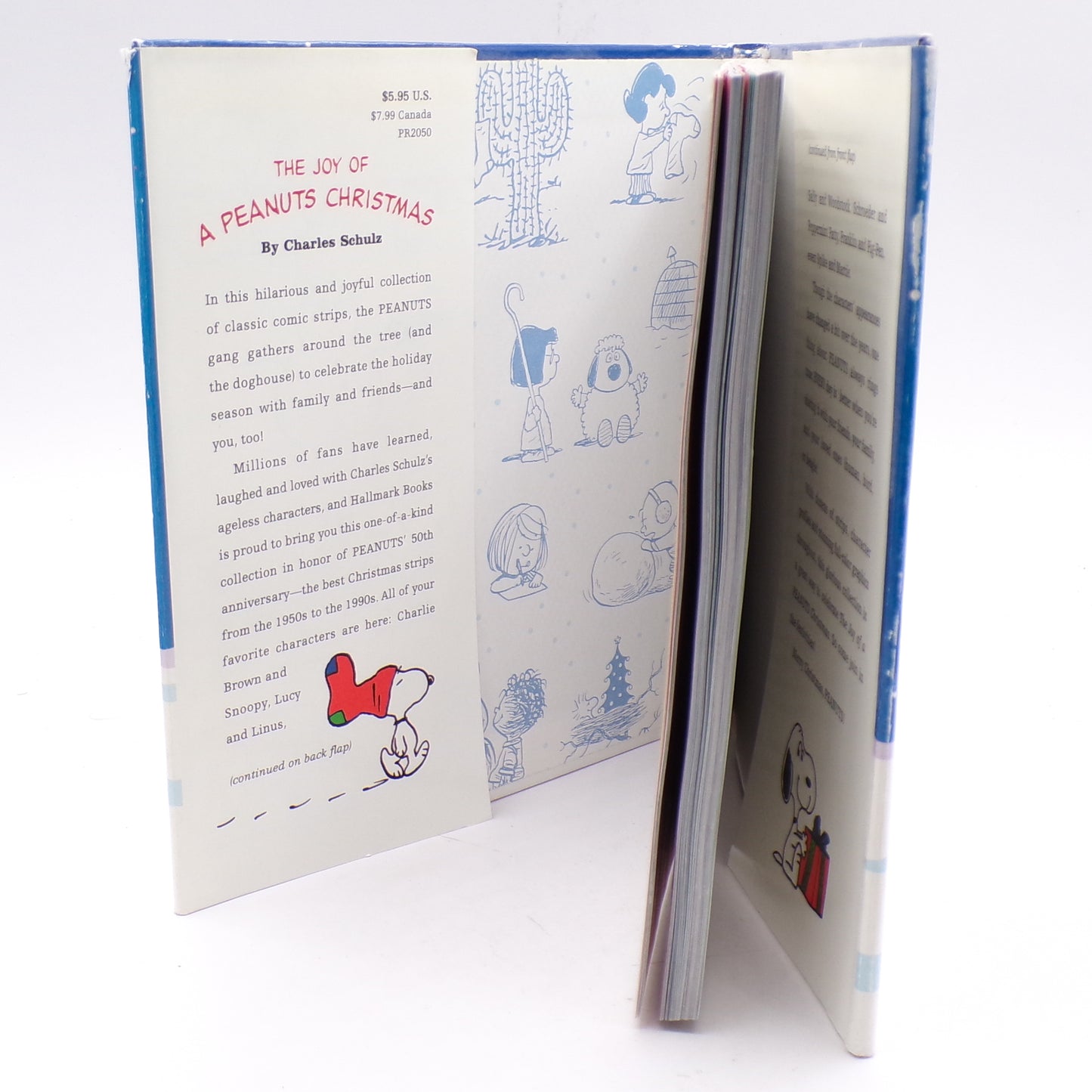 2000 A Peanuts Christmas 50 Years HC w/Dust Jacket 1st Edition/1st Print Mint